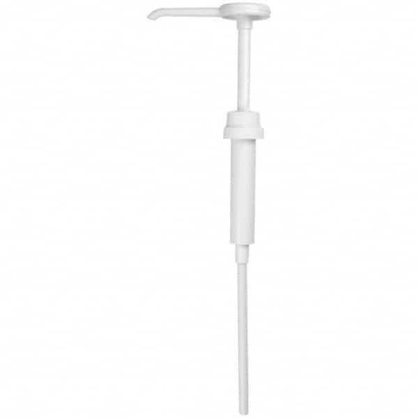 1 Gal Push Operation Liquid Pump Hand Pump Mount, Plastic, White