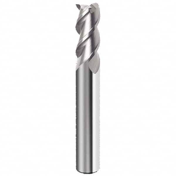 Guhring - 1/8", 3/8" LOC, 1/8" Shank Diam, 1-1/2" OAL, 3 Flute Solid Carbide Square End Mill - Makers Industrial Supply