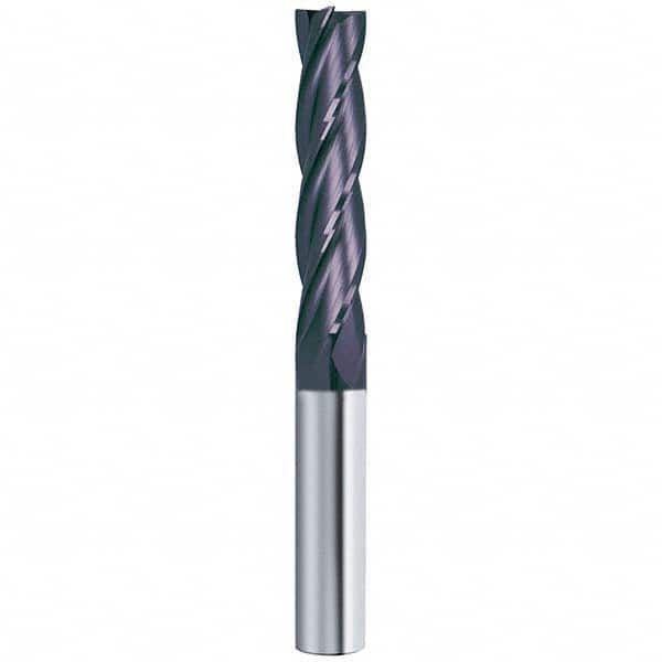 Guhring - 5/16", 1-1/8" LOC, 5/16" Shank Diam, 3" OAL, 4 Flute Solid Carbide Square End Mill - Makers Industrial Supply