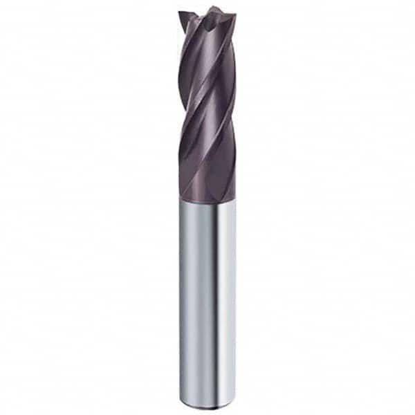 Guhring - 1/2", 1" LOC, 1/2" Shank Diam, 3" OAL, 4 Flute Solid Carbide Square End Mill - Makers Industrial Supply