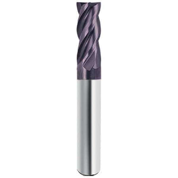 Guhring - 5/8", 1-1/4" LOC, 5/8" Shank Diam, 3-1/2" OAL, 4 Flute Solid Carbide Square End Mill - Makers Industrial Supply