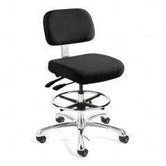 Bevco - 22-1/2 to 32-1/2" High ESD Swivel Chair - Makers Industrial Supply