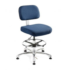 Bevco - 21-1/2 to 31-1/2" High ESD Swivel Chair - Makers Industrial Supply