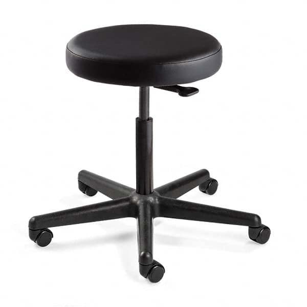 Bevco - Swivel & Adjustable Stools Type: Adjustable Backless Stool Base Type: Nylon - Makers Industrial Supply