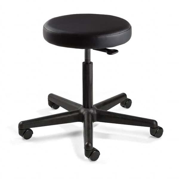 Bevco - Swivel & Adjustable Stools Type: Adjustable Backless Stool Base Type: Nylon - Makers Industrial Supply