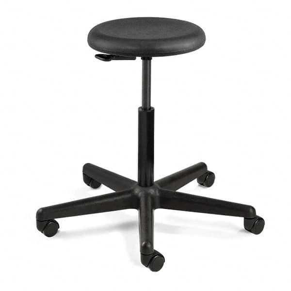 Bevco - Swivel & Adjustable Stools Type: Adjustable Backless Stool Base Type: Nylon - Makers Industrial Supply