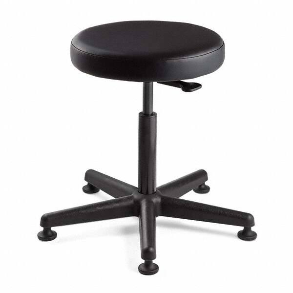 Bevco - Swivel & Adjustable Stools Type: Adjustable Backless Stool Base Type: Nylon - Makers Industrial Supply