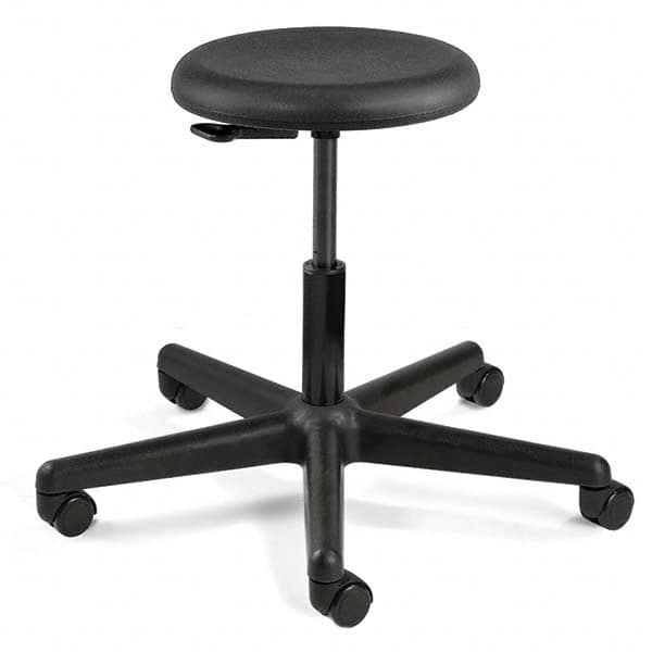 Bevco - Swivel & Adjustable Stools Type: Adjustable Backless Stool Base Type: Nylon - Makers Industrial Supply