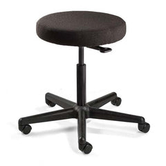 Bevco - Swivel & Adjustable Stools Type: Adjustable Backless Stool Base Type: Nylon - Makers Industrial Supply