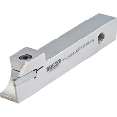 Arno - 0.63" Max Depth, 0.079 to 1.26" Width, External Left Hand Indexable Grooving/Cutoff Toolholder - Makers Industrial Supply