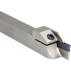 Arno - 0.63" Max Depth, 0.118 to 1.26" Width, External Left Hand Indexable Grooving/Cutoff Toolholder - Makers Industrial Supply