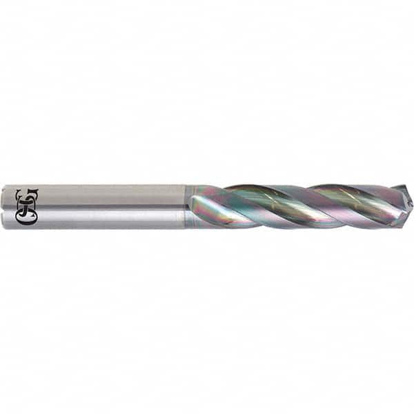 Screw Machine Length Drill Bit: 0.6102″ Dia, 140 °, Solid Carbide EgiAs Finish, Right Hand Cut, Spiral Flute, Straight-Cylindrical Shank, Series 6600