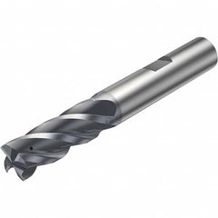 Sandvik Coromant - 3/4" Diam 4 Flute Solid Carbide 0.12" Corner Radius End Mill - Makers Industrial Supply