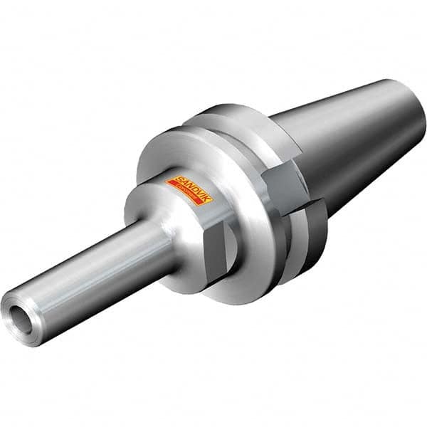 Hydraulic Tool Chuck: BT40, Taper Shank, 8 mm Hole 95 mm Projection, 17.5 mm Nose Dia, 18,000 RPM, Through Coolant