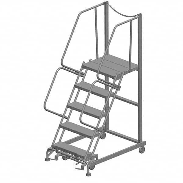 Ballymore - Rolling & Wall Mounted Ladders & Platforms Type: Rolling Warehouse Ladder Style: Rolling Safety Ladder - Makers Industrial Supply