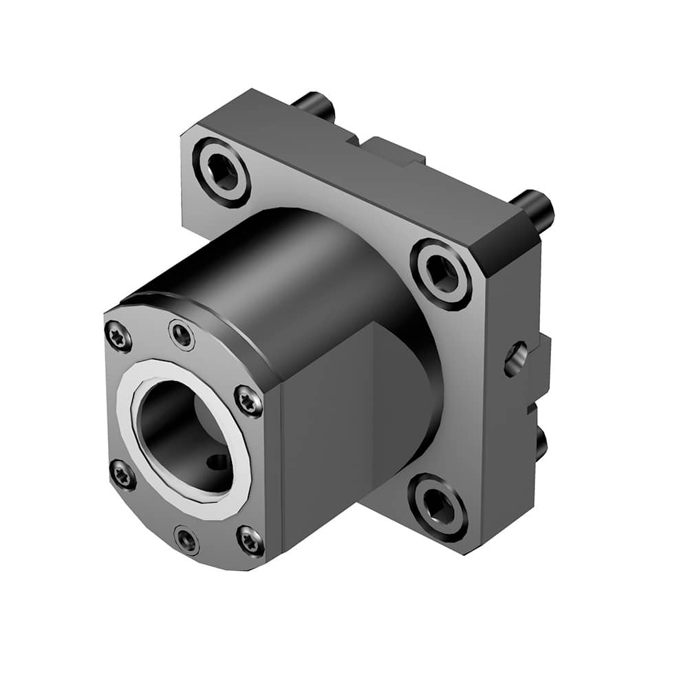 Modular Lathe Adapter/Mount: Right Hand Cut, C5 Modular Connection Through Coolant, Series Cx-TR/LI-EM