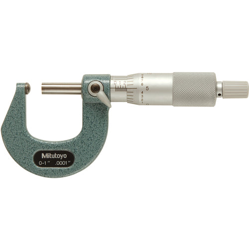 0-1″ Measuring Range-0.0001″ Graduation - Ratchet Thimble - Carbide Face - Ball Anvil Micrometer - Makers Industrial Supply