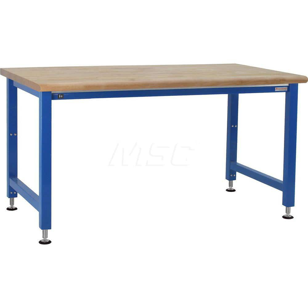 Stationary Work Bench: 36″ Wide, 36″ Deep, 42″ High 1,000 lb Capacity