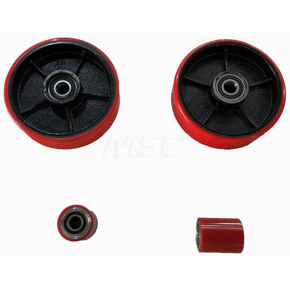 Replacement PU Wheel Kit  2 PCS 7''& 2'' for #20243556, #20243044