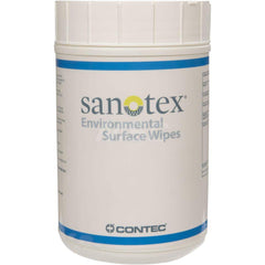 Sanotex[R] self-closing dispensing canister, empty, re-usable