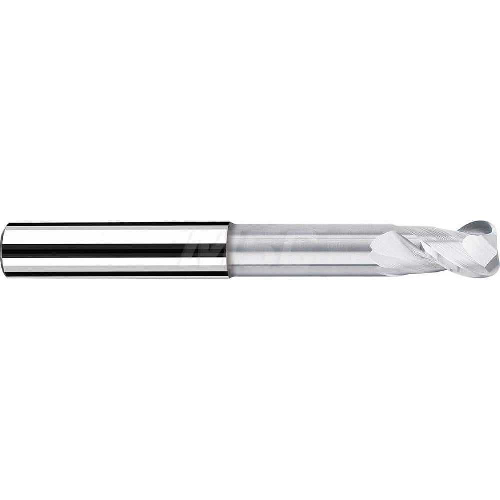 Corner Radius End Mill: 0.7874″ Dia, 0.8661″ LOC, 0.1575″ Radius, 2 Flutes, Solid Carbide 5.9449″ OAL, 0.7874″ Shank Dia, 40 ° Helix, Bright/Uncoated, Corner Radius End, Centercutting, Series AX