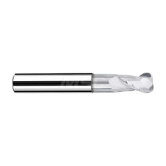 Corner Radius End Mill: 0.3937″ Dia, 0.4331″ LOC, 0.0984″ Radius, 2 Flutes, Solid Carbide 2.8346″ OAL, 0.3937″ Shank Dia, 40 ° Helix, Bright/Uncoated, Corner Radius End, Centercutting, Series AX-RV2