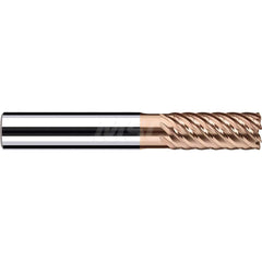 Corner Radius End Mill: 0.1575″ Dia, 0.4331″ LOC, 0.0079″ Radius, 6 Flutes, Solid Carbide 2.2441″ OAL, 0.2362″ Shank Dia, 45 ° Helix, Duro-Si Coated, Corner Radius End, Centercutting, Series Xspeed-H