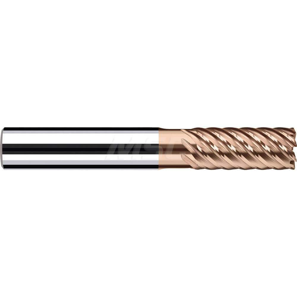 Corner Radius End Mill: 0.2362″ Dia, 0.5118″ LOC, 0.0079″ Radius, 8 Flutes, Solid Carbide 2.2441″ OAL, 0.2362″ Shank Dia, 45 ° Helix, Duro-Si Coated, Corner Radius End, Centercutting, Series Xspeed-H