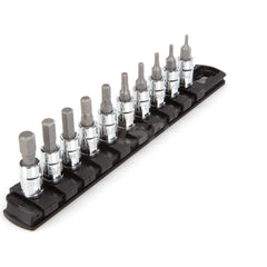 Torx Bit Socket Set: 10 Pc, 1/4″ Drive