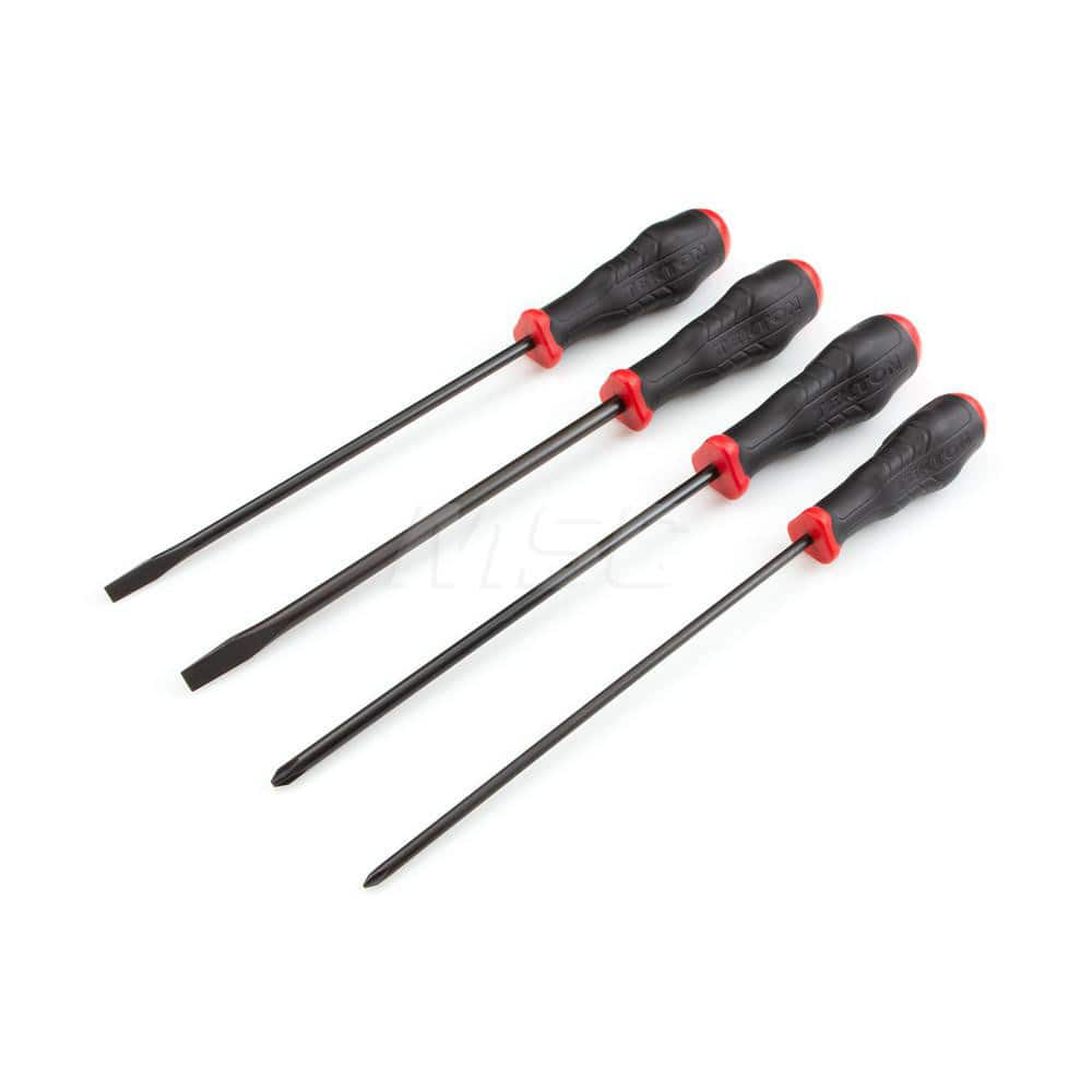 Screwdriver Set: 4 Pc, Phillips & Slotted