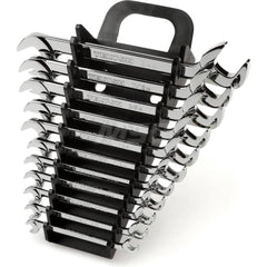 Wrench Set: 11 Pc, Inch Chrome-Plated