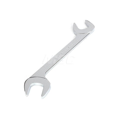 Open End Wrench: Angled & Open End Head, 1-11/16″ Chrome Moly Finish