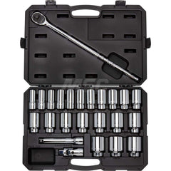 Socket Set: 3/4″ Drive 3/4 to 2″ Socket, 6 Point