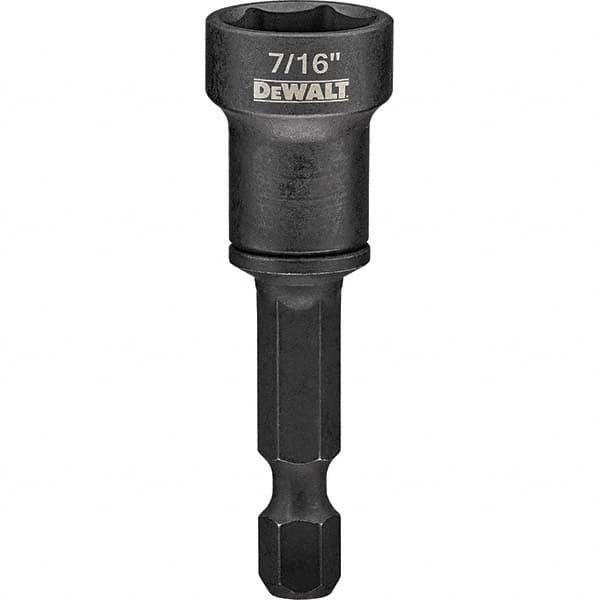 DeWALT - Power & Impact Screwdriver Bits & Holders Bit Type: Magnetic Nut Driver Hex Size (Inch): 7/16 - Makers Industrial Supply