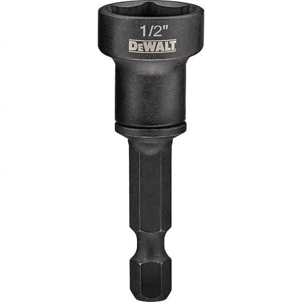 DeWALT - Power & Impact Screwdriver Bits & Holders Bit Type: Magnetic Nut Driver Hex Size (Inch): 1/2 - Makers Industrial Supply