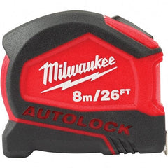 Milwaukee Tool - Tape Measures Length (Feet): 26.00 Width (mm): 27.00 - Makers Industrial Supply