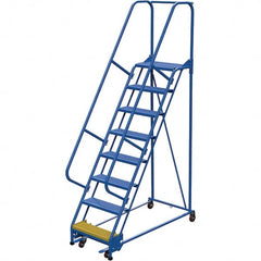 Vestil - 110" High 350 Lb Capacity 8 Step Ladder - Makers Industrial Supply