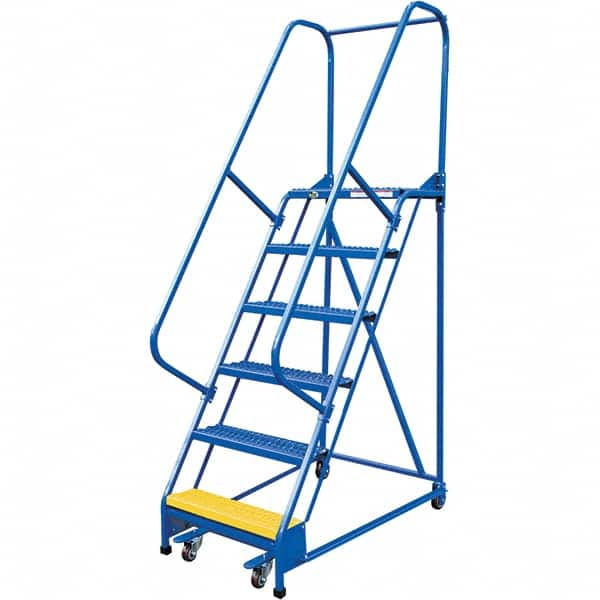 Vestil - 90" High 350 Lb Capacity 6 Step Ladder - Makers Industrial Supply