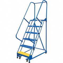 Vestil - 90" High 350 Lb Capacity 6 Step Ladder - Makers Industrial Supply