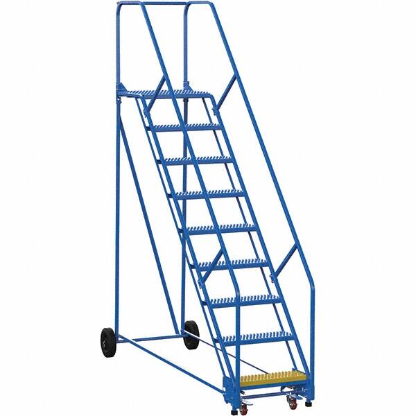 Vestil - 120" High 350 Lb Capacity 9 Step Ladder - Makers Industrial Supply