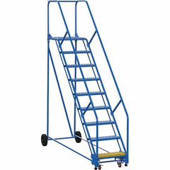 Vestil - 120" High 350 Lb Capacity 9 Step Ladder - Makers Industrial Supply