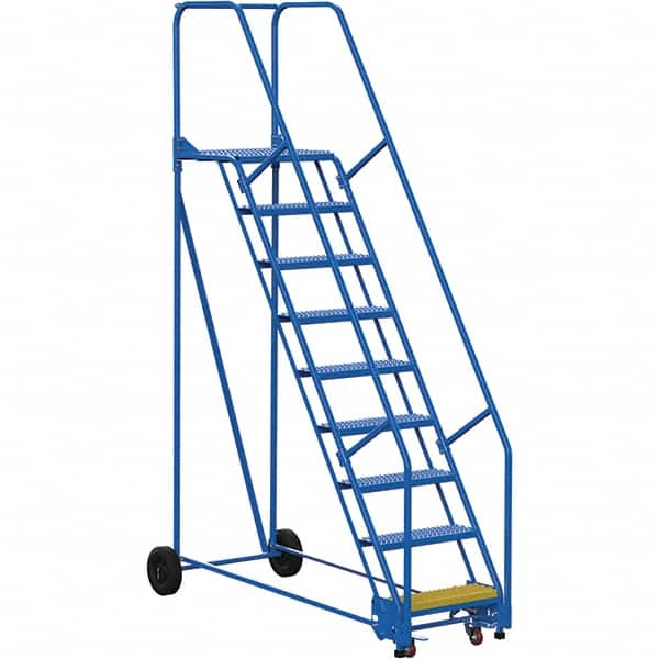 Vestil - 120" High 350 Lb Capacity 9 Step Ladder - Makers Industrial Supply