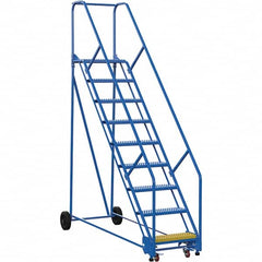 Vestil - 120" High 350 Lb Capacity 9 Step Ladder - Makers Industrial Supply