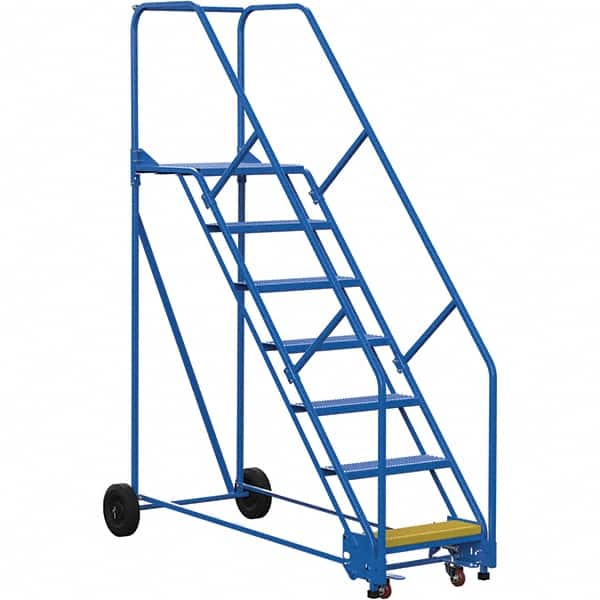 Vestil - 100" High 350 Lb Capacity 7 Step Ladder - Makers Industrial Supply