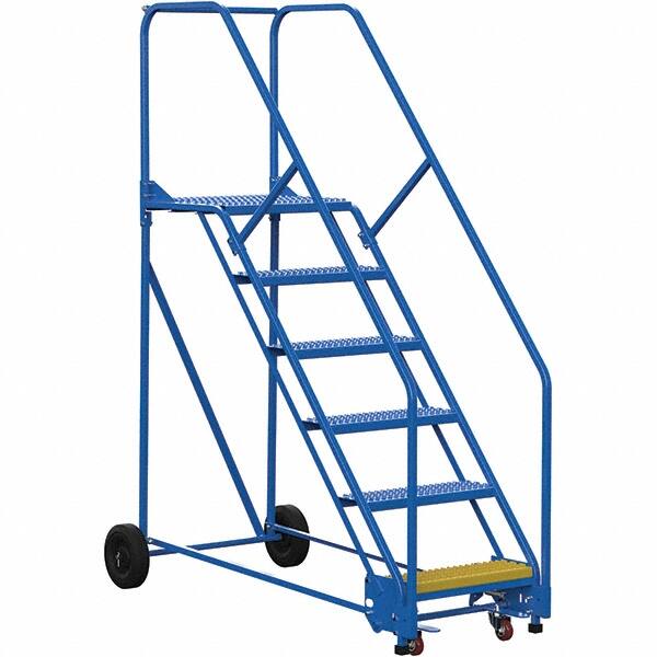 Vestil - 90" High 350 Lb Capacity 6 Step Ladder - Makers Industrial Supply