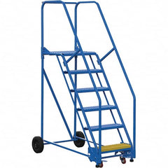 Vestil - 90" High 350 Lb Capacity 6 Step Ladder - Makers Industrial Supply