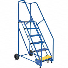 Vestil - 90" High 350 Lb Capacity 6 Step Ladder - Makers Industrial Supply