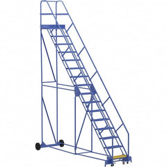 Vestil - 196" High 350 Lb Capacity 16 Step Ladder - Makers Industrial Supply