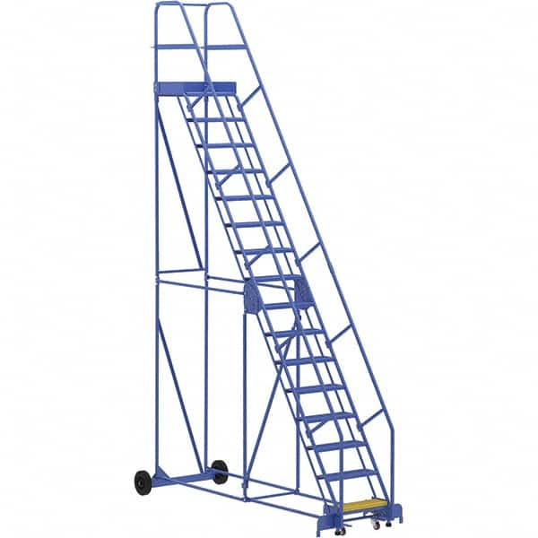 Vestil - 196" High 350 Lb Capacity 16 Step Ladder - Makers Industrial Supply