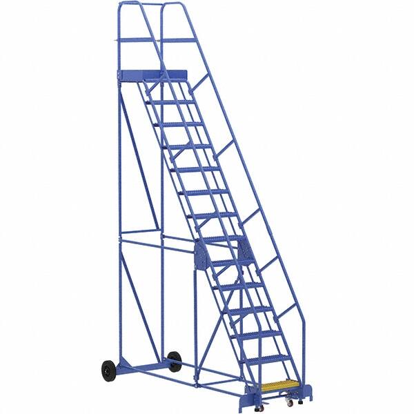 Vestil - 176" High 350 Lb Capacity 14 Step Ladder - Makers Industrial Supply